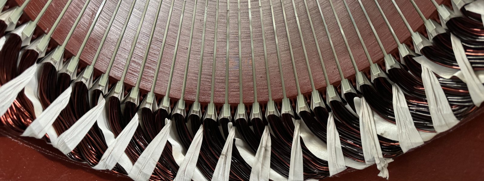 Rewound electric motor stator at GMEC Electrical